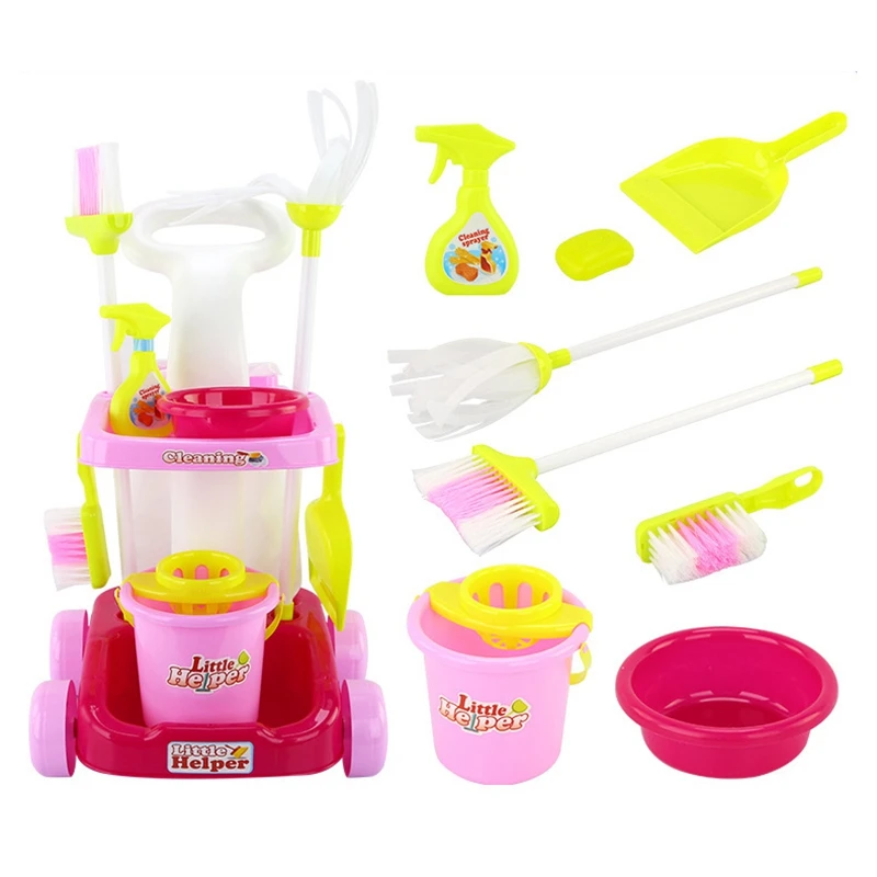 

Kids Cleaning Set For Toddlers Little Helper Pretend Play Kids Toy Cleaning Supplies Set Housekeeping Toy Play Set