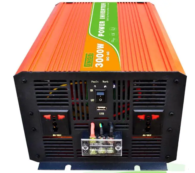 

Inverter 12V 220V 3000W 6000W Peak Pure Sine Wave Voltage Transformer Converter 12V 110V 60Hz Solar Inverter