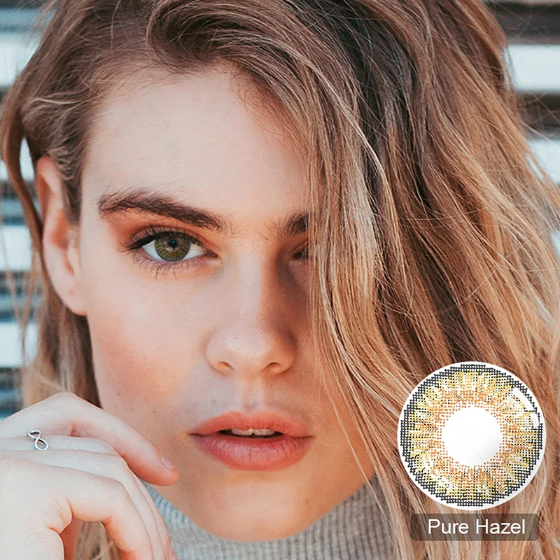 Magister 2 Pieces 3 Tone Star Series Colored Contact Lenses Annually Eye Color Lens for Eyes Hot Selling | Красота и здоровье