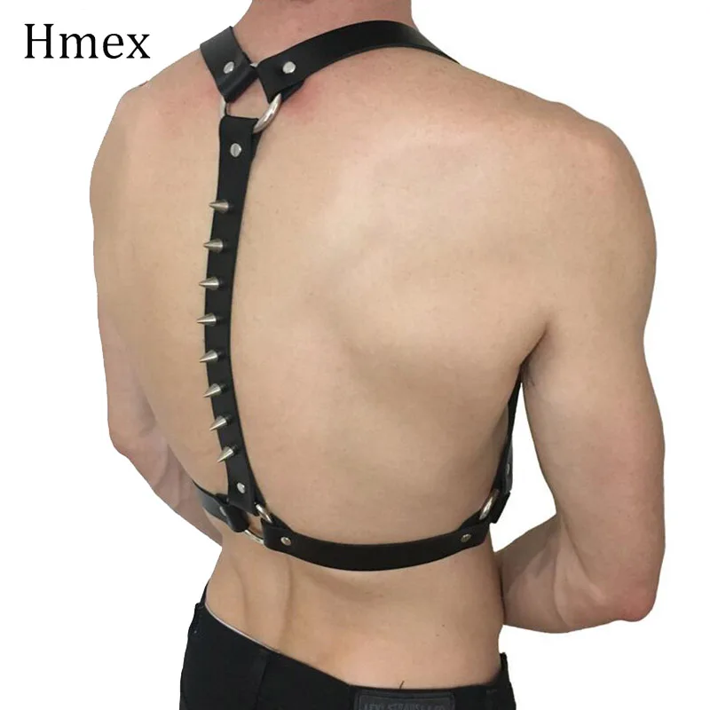 Мужской ремень в стиле панк модные ремни из искусственной кожи регулируемые