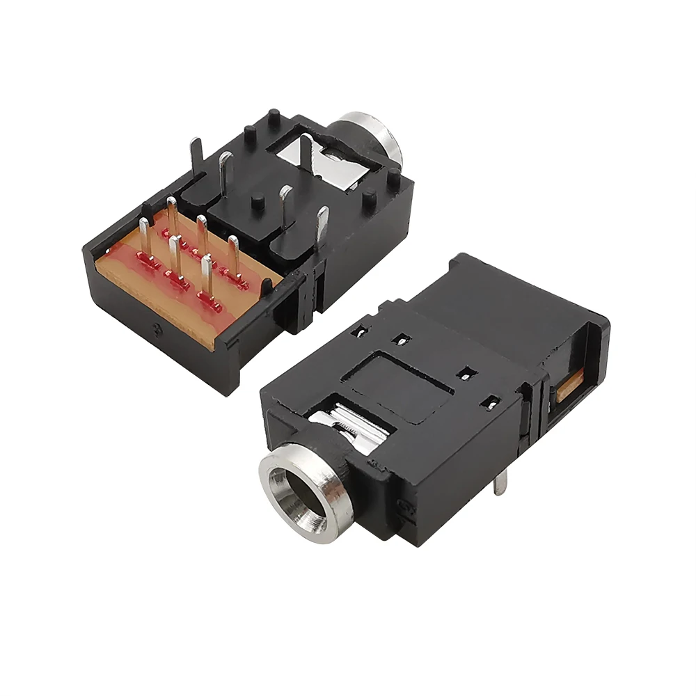 1/2/5 шт., стерео разъем для наушников 3,5 мм