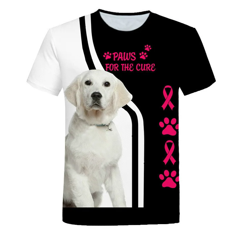 

2021 Summer New Dog Dog Men's Clothing Foreign Brand 3D Printing Men's Casual Style Short-sleeved Large Size 110/6XL