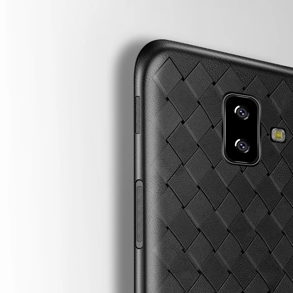 Ультратонкий чехол из тпу для телефона Samsung Galaxy J6 Plus 2018 силиконовая задняя крышка