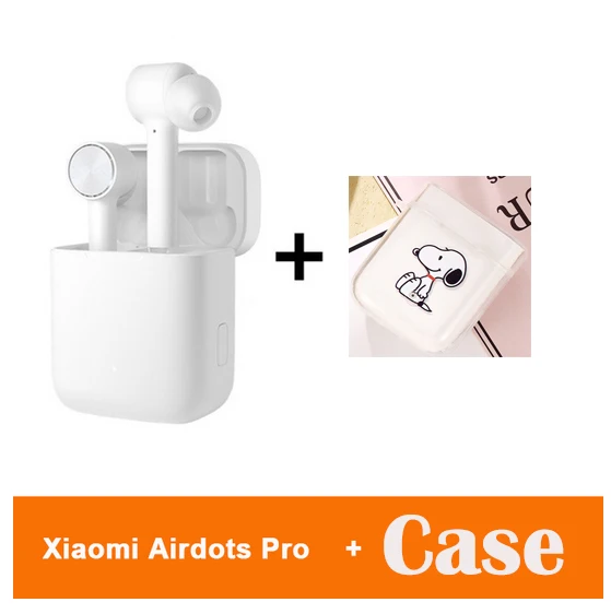 air add type8 case Оригинальные Xiaomi Mi Air True беспроводные наушники Airdots TWS Bluetooth 5,0 гарнитура стерео ANC шумоподавление Airdots Pro - Цвет: air add type8 case