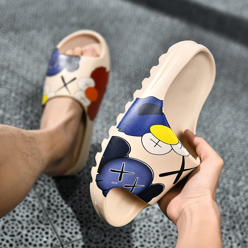 Сланцы унисекс Elmo с кунжутом дышащие летние шлепанцы легкие пляжные сандалии