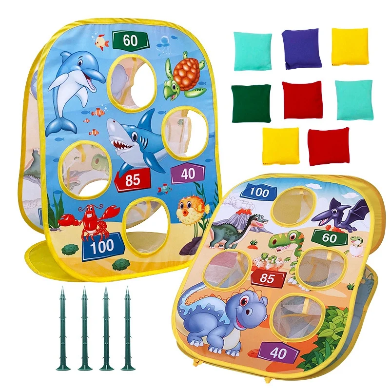 

Children's Bean Sand Bag Set Throwing Games Outdoor Beach Toys Carnival Party Kids and Adults Indoor Garden Games
