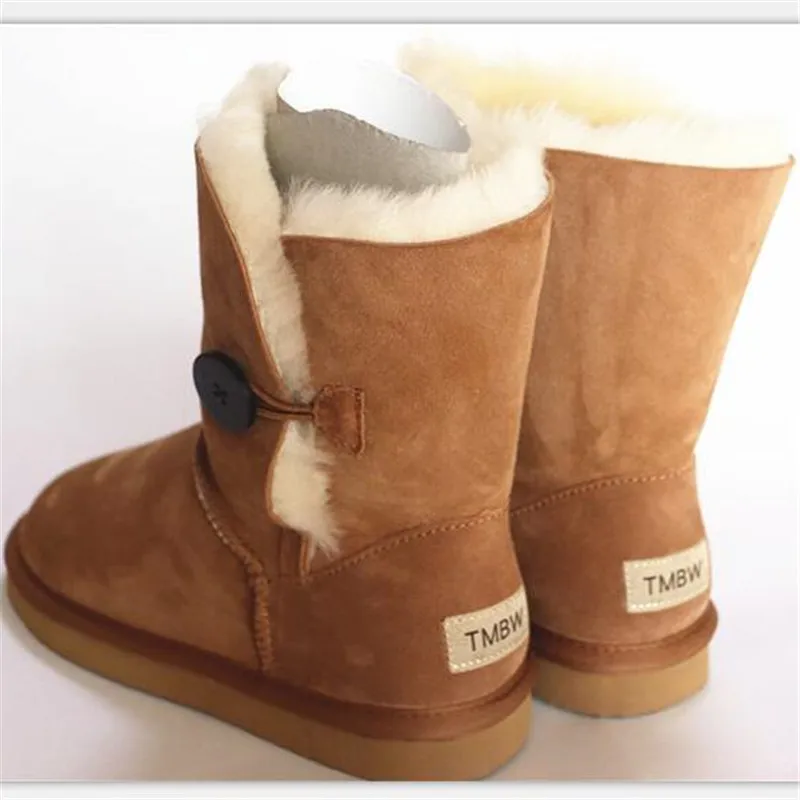 

Stunning 2020 Best Selling 100% Real Sheepskin Brand Classic Woman Snow Boots For Women Winter Boots Wholesale Retail
