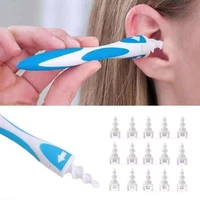 new ear cleaner soft spiral swab tool set choice q grips 16pcs ear wax removal tool odor remover ear cleaner sticks care