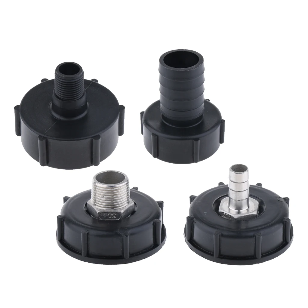 

Адаптер клапана Tote IBC 2 дюйма, фитинг бака IBC DN50 грубая резьба для 3/4 дюймовой Шланговой трубы, пластик, простая установка