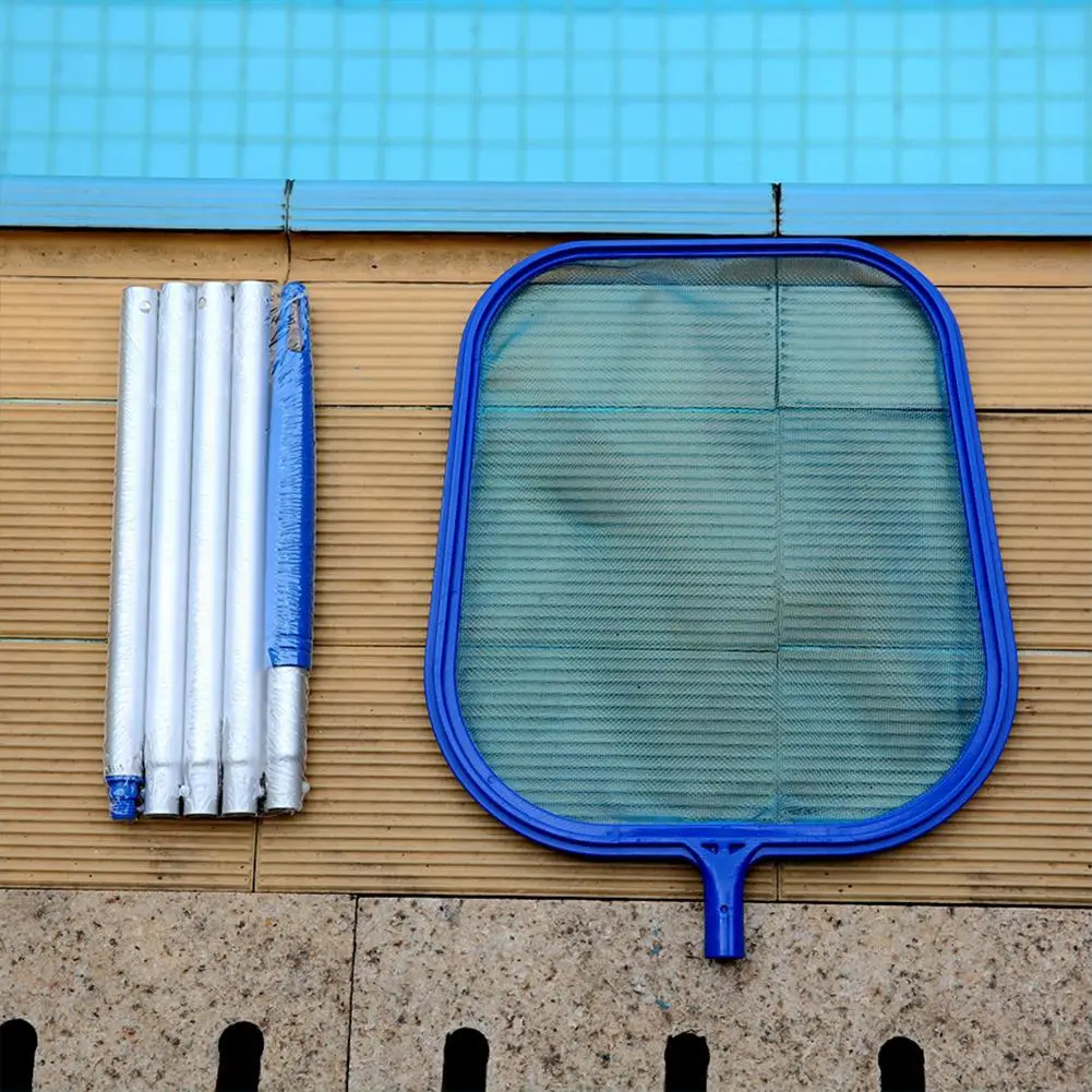 

Алюминиевая пластиковая сетка для бассейна, сетка для очистки листьев, скиммер, телескопическая сетка для бассейнов, спа, легкий инструмент...
