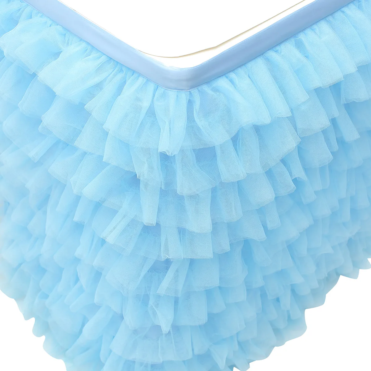 Double Layers Table Skirt for Birthday Halloween Wedding Decoration Baby Shower Decorations Tulle |