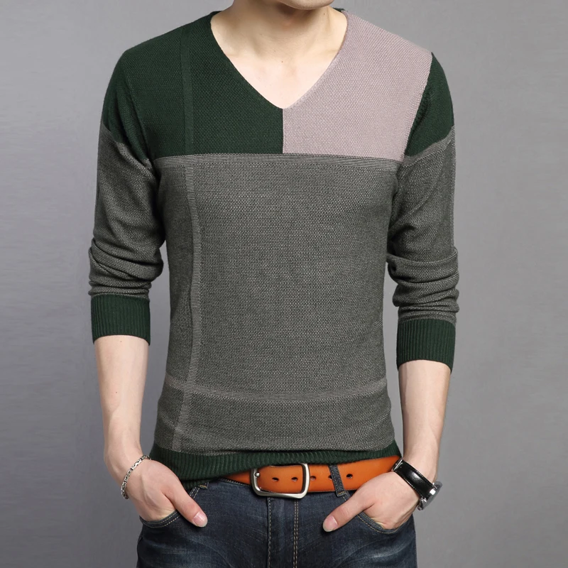 Новинка 2021 мужской хлопковый свитер пуловер свитера повседневный вязаный