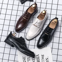 luxurious formal mens shoes gentleman men casual personality oxford flat non slip brand wear resistant high quality leather