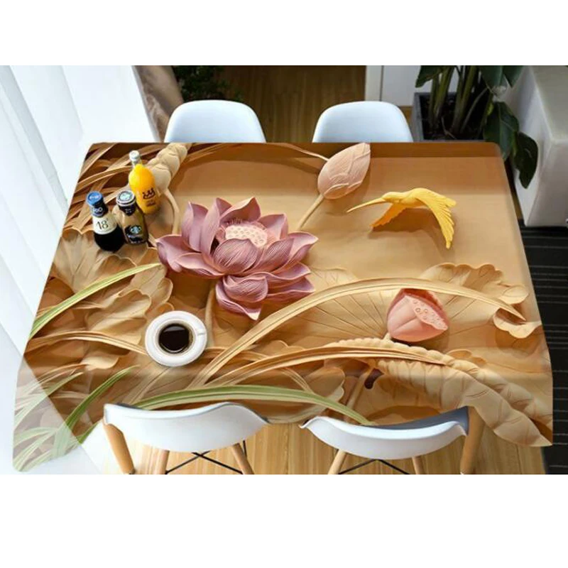 3D скандинавский цвет строчка искусственный яркий цветочный узор моющаяся