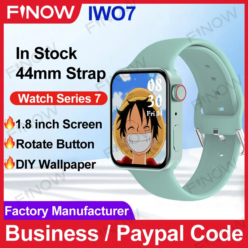 

Finow IWO7 Smartwatch iwo infinity watch series 7 relogio masculino 1.82inch Screen Smartwatch for Apple Xiaomi Phone PK N76 W66