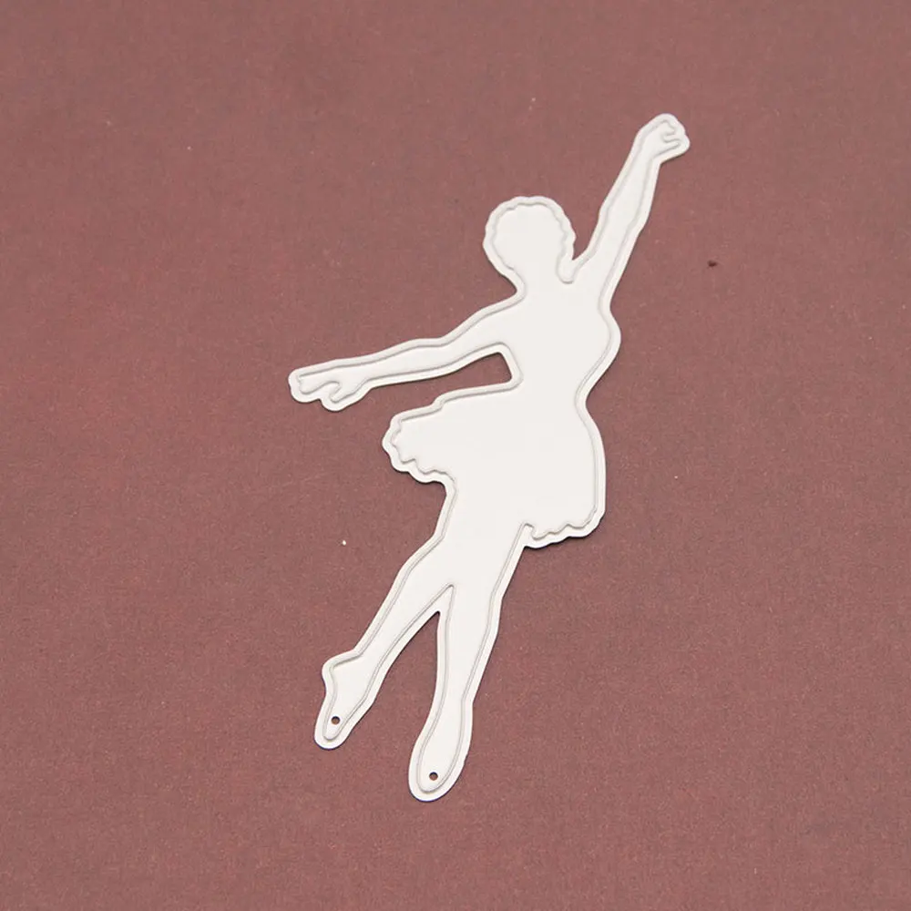 Новинка 2020 прекрасный металлический трафарет принцессы девочка кукла для сделай