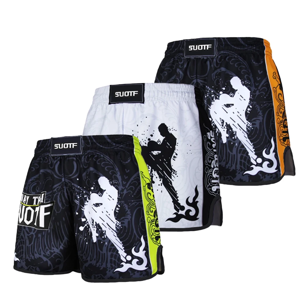MMA, las mujeres de los hombres de los niños de boxeo pantalones Taekwondo Shorts para lucha Muay Thai ENTRENAMIENTO BOXEO pantalones bajo precio Sanda ropa