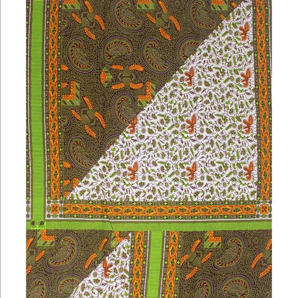 

6 Yards Mitex Wax Print/ African Fabrics Kitenge/Pagnes/Tissues Africain/ Lapa/Chitenge Y-644
