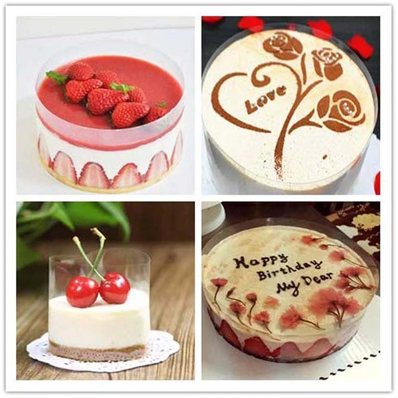 Комплект из 2 предметов 8/10 см торта прозрачная защитная пленка для в рулонах-мусс