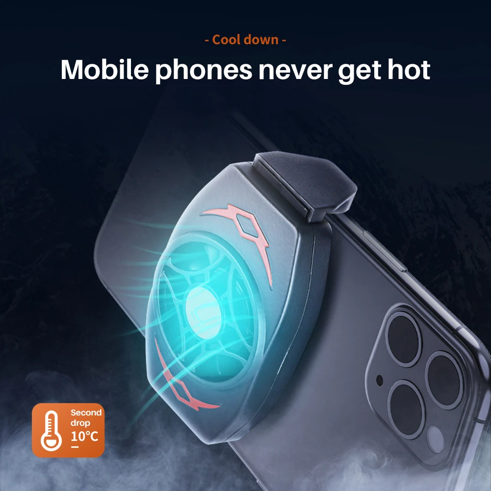 Сотовый телефон кулер Портативный мобильный радиатор телефона охлаждающий