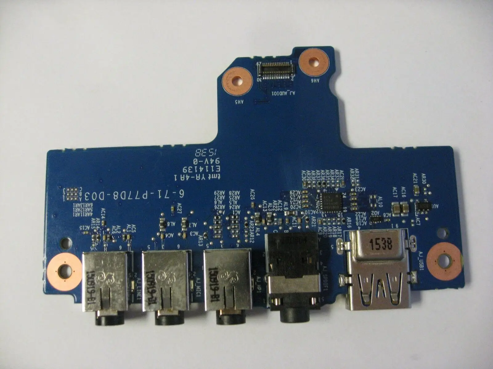 

FOR clevo P750 P770 X911 X711 X599 USB AUDIO BOARD 6-71-P77D8-D03