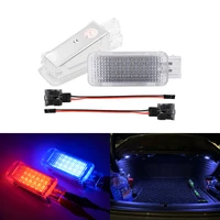 for seat leon mk3 5f 2012 2019 2x smd whiteredblue led trunk boot lights module luggage compartment lamps