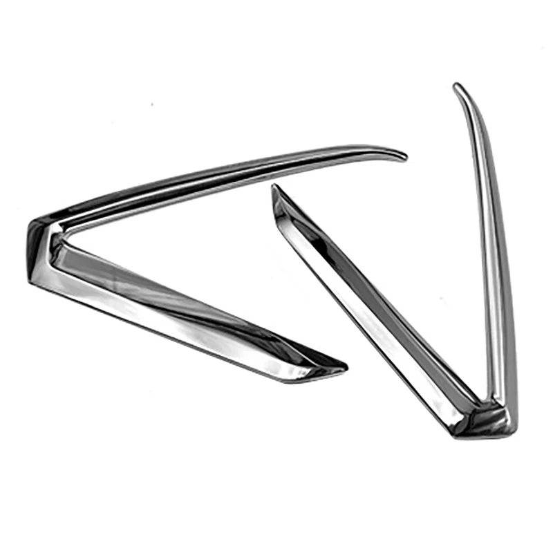 2Pcs for Lexus UX ZA10 UX200 UX250H 2019-2020 ABS Chrome Rear Fog Lights Frame Cover Trim |