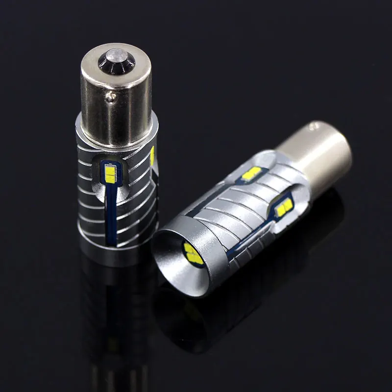 Светодиодная лампа Canbus 6000K 1156 P21W BA15S S25 8SMD 2 шт. | Автомобили и мотоциклы