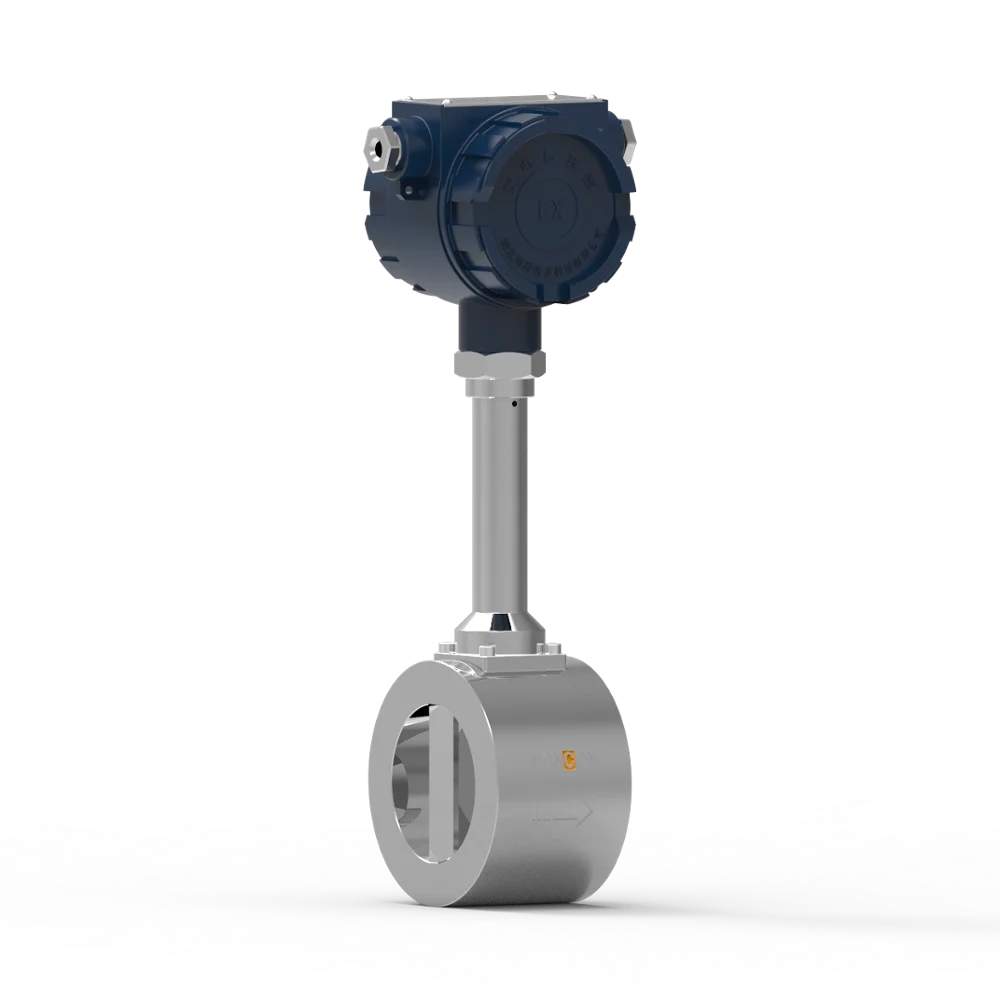 

DN25 NK forging clamp pulse smart digital liquid gas steam vortex flow meter price