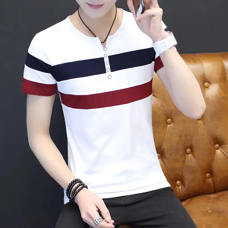 Мужские и женские футболки с коротким рукавом Новинка Лето 2019 корейская версия