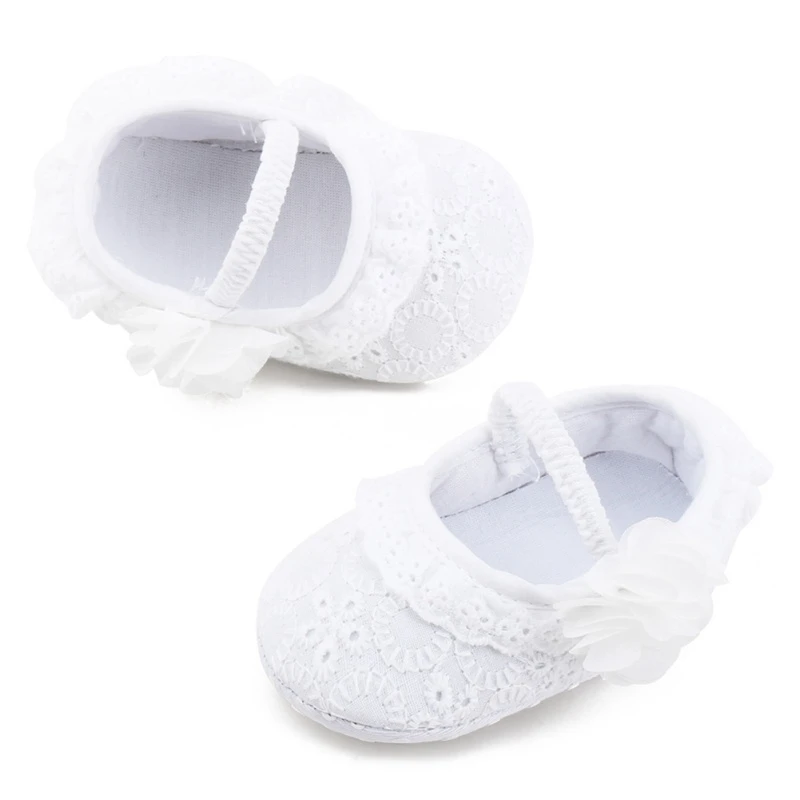 Детская обувь принцессы для маленьких девочек нескользящие кружевные туфли