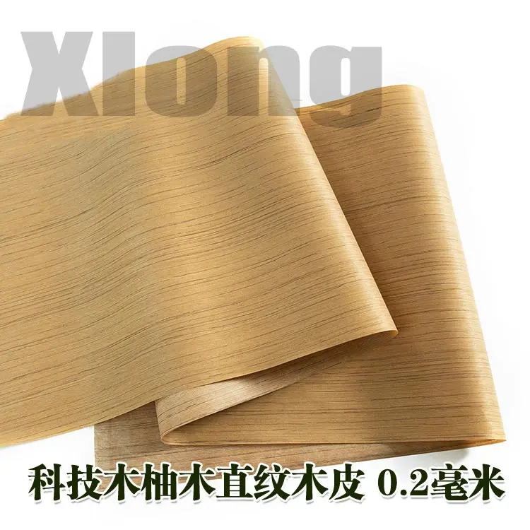 

L:2.5Meters Width:600mm Thickness:0.2mm Eco-Friendly Teak Straight Grain Wood Veneer Thailand