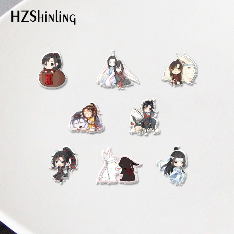 2021 новый акриловый значок на лацкан untamed Modaozushi мультяшный аниме смола эпоксидные