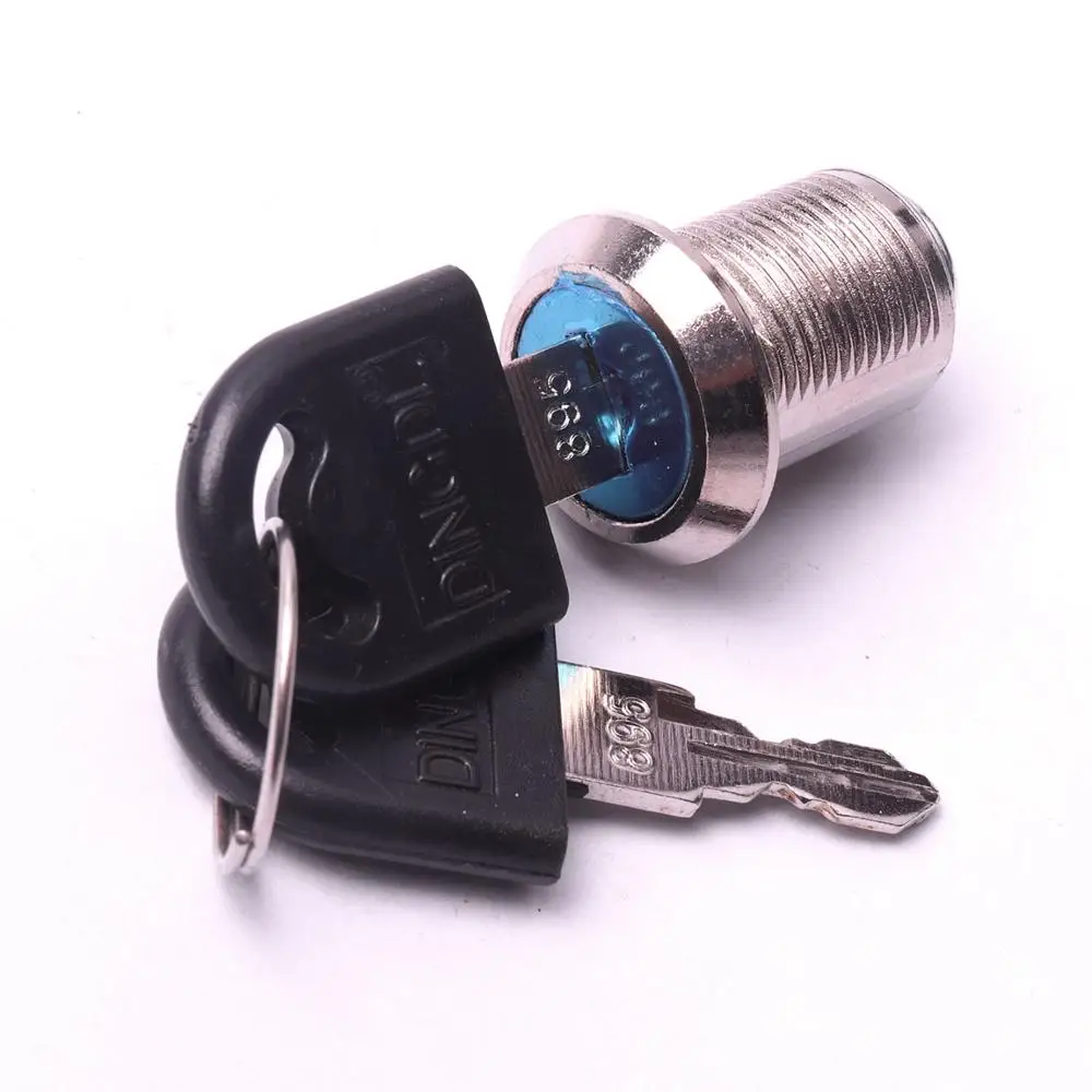 Новый цилиндрический замок для ящика 2 шт./лот 20 мм с 4 ключами высококачественный