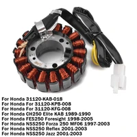 stator coil for honda nss250 forza 250 mf06 1997 2003 nss 250 nss250 reflex jazz 2001 2002 2003 ch250 elite kab fes250 foresight
