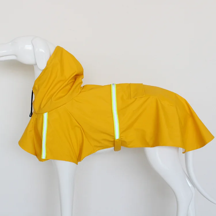 

Reflective Tape Dog Raincoat Large Pet Coat Pets Clothes Dog Raincoat Teddy Bear Big Dog RainCoat Puppy Raincoat S-M-L