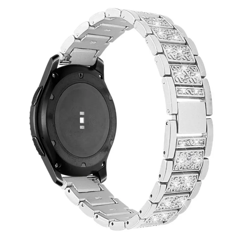 Ремешок для часов Samsung Galaxy Watch 42 мм/Active 40 мм металлический браслет со стразами Gear