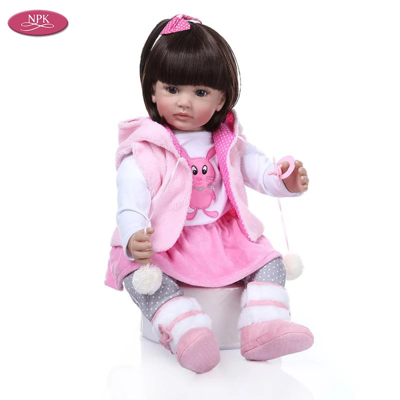 Младенец получивший новую жизнь Детские куклы 60 см Силиконовые Реалистичные