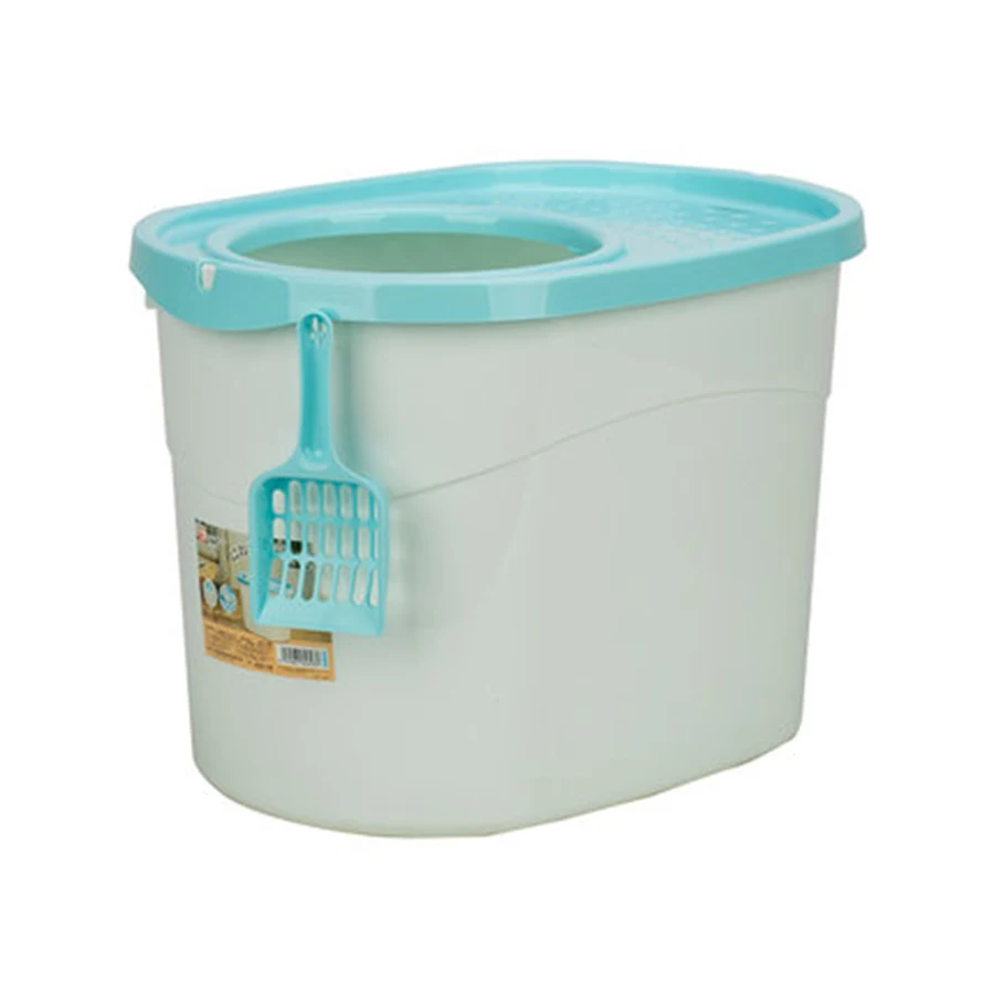 Полузакрытый кошачий ящик для мусора Большие товары животных Кролик Туалет