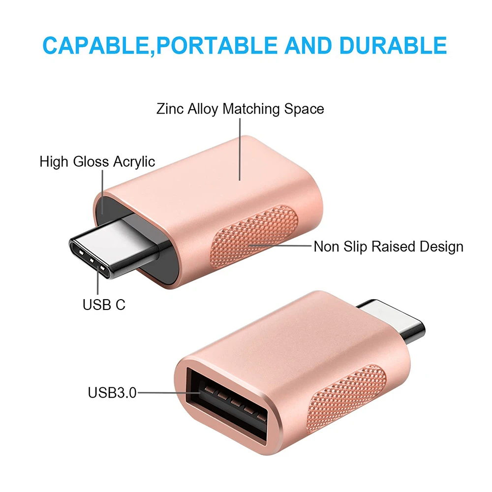 

New Type C to USB 3.0 OTG Adapter Connector Fast 5Gbps Type-c Adapter for MacbookPro Xiaomi Huawei Samsung Mini USB OTG Adapter