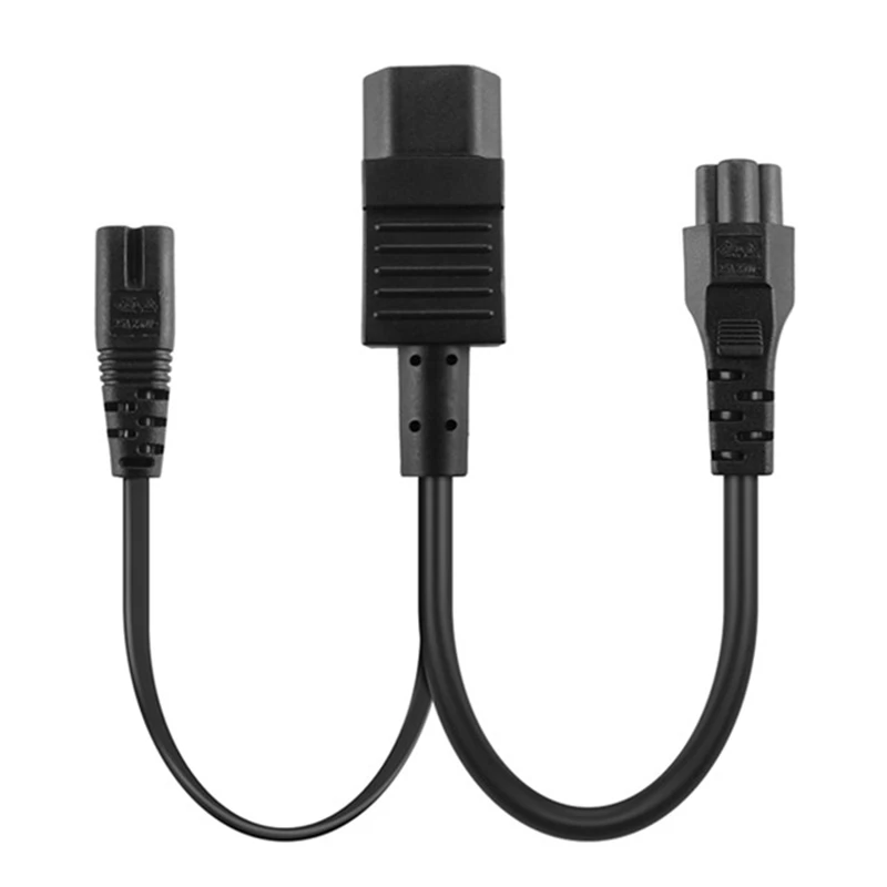 Y образный разветвитель шнур питания с 3 зубчатым штекером IEC320 C14 адаптер