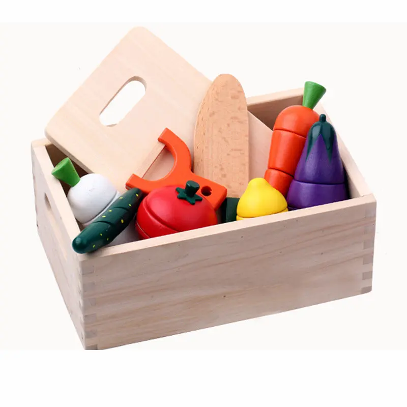 Детская сборка безопасности магнитный фруктовый ломтик Кухонные Игрушки для