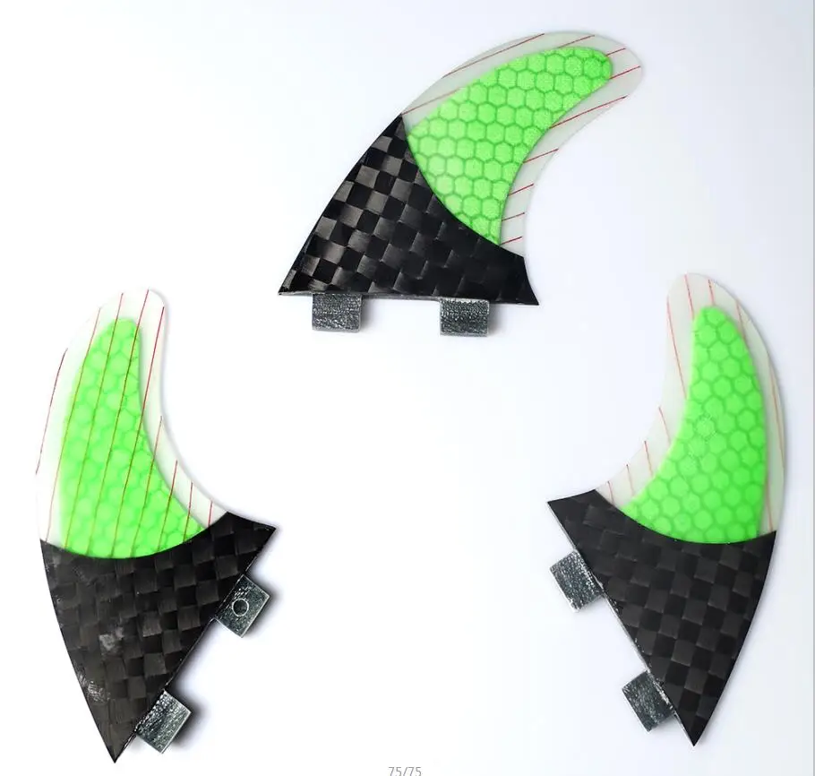 Горячая Распродажа Новый дизайн углеродного волокна плавники доски для серфинга