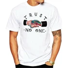 Никому не доверяю Hussle жесткий футболка Pablo Escobar El Чапо мафия сикарио футболка со змеей хлопковые футболки с круглым вырезом и топы; футболка