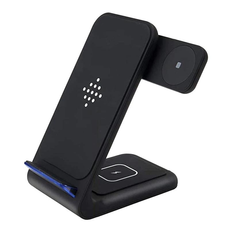 

Wireless Charger,3 in 1 Fast Wireless Charging Station Dock for iPhone 12/12 Pro/11,for Apple Watch SE,Qi Phones