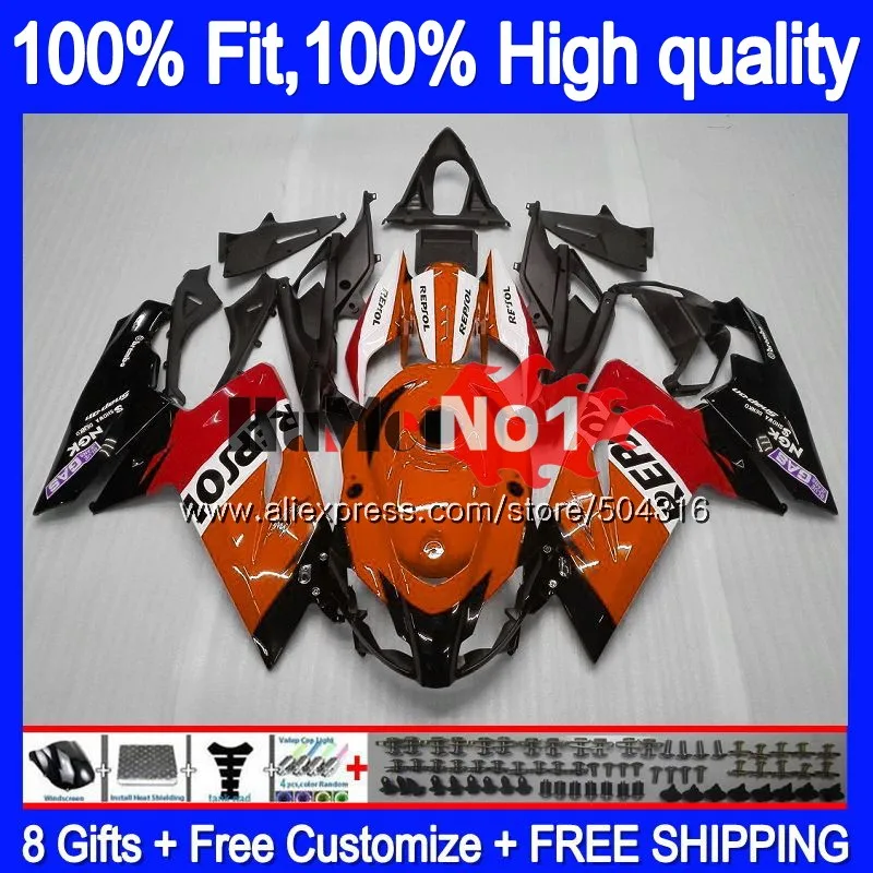 

Injection For Aprilia RS-125 RSV125 R 34MC.3 RS 125 2006 2007 2008 2009 2010 2011 RS125 06 07 08 09 10 11 Repsol orange Fairing