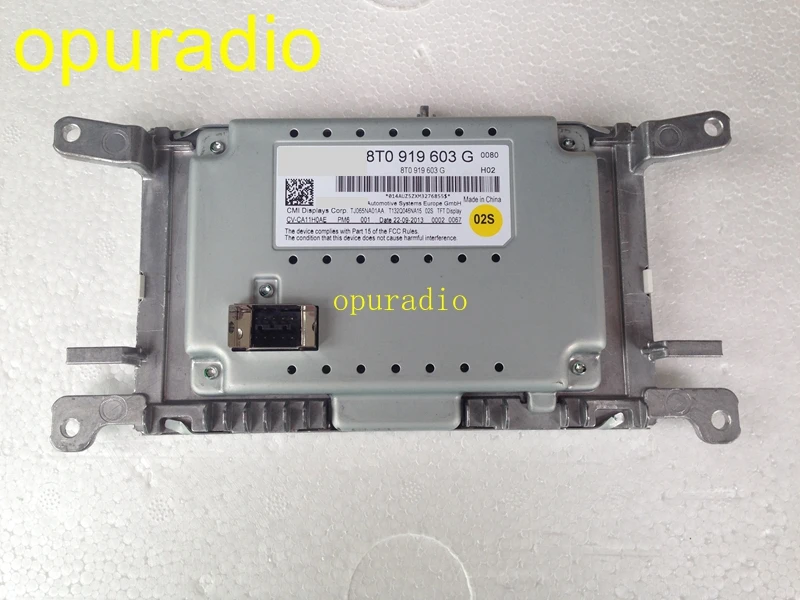 Оригинальный дисплей MMI экран 8T0919603G DJ065NA-01C для A4 S4 RS4 8K A5 S5 RS5 Q5 8R 8T0 919 603G 8T0057603A |