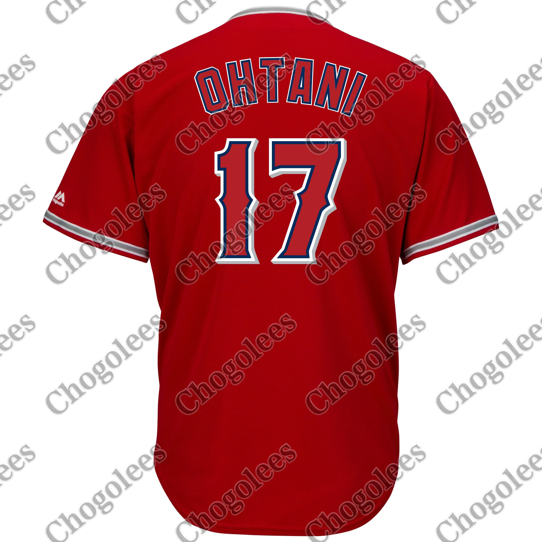 

Baseball Jersey Shohei Ohtani Los Angeles Majestic Alternate Cool Base Player Jersey - Scarlet