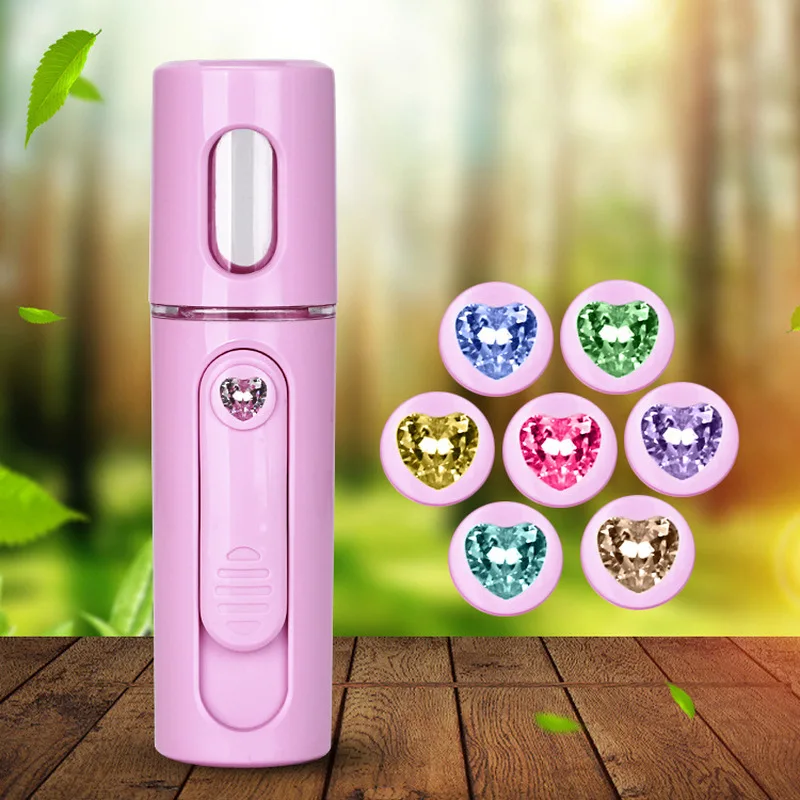 Нано отпариватель для лица портативный распылитель спа мини usb зарядка спрей