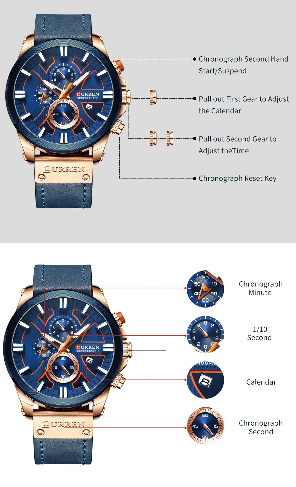 Relogio Masculino CURREN Fashion Creative Quartz Watch Men Date Watches Casual Business Wrist Watch Male Clock Montre Homme